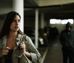 Donna vittima di violenza
