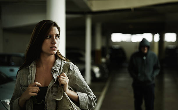 Donna vittima di violenza